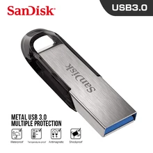 USB3.0 диск подлинная SanDisk USB флеш-накопитель ультра чутье флешка реальная емкость 128 гб 64 гб 32 гб 16 гб memoria stick