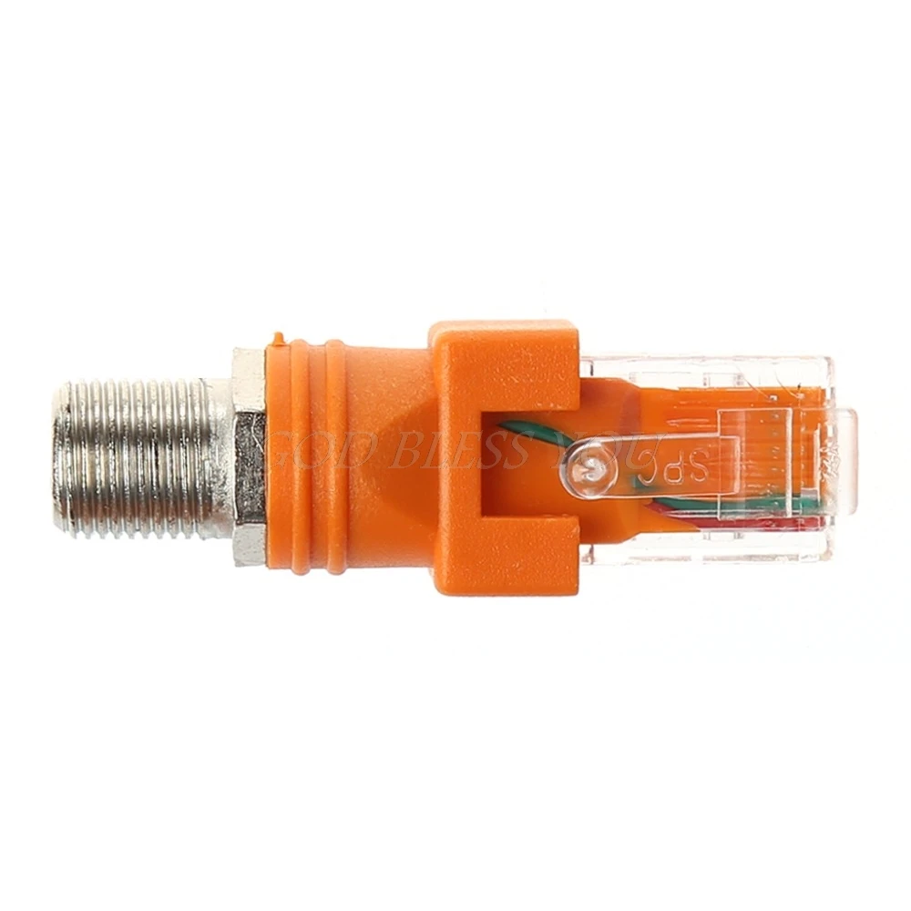 Переходник BNC Female / F на RJ45 Male 1 шт. крепление панель монитора аксессуары Прямая