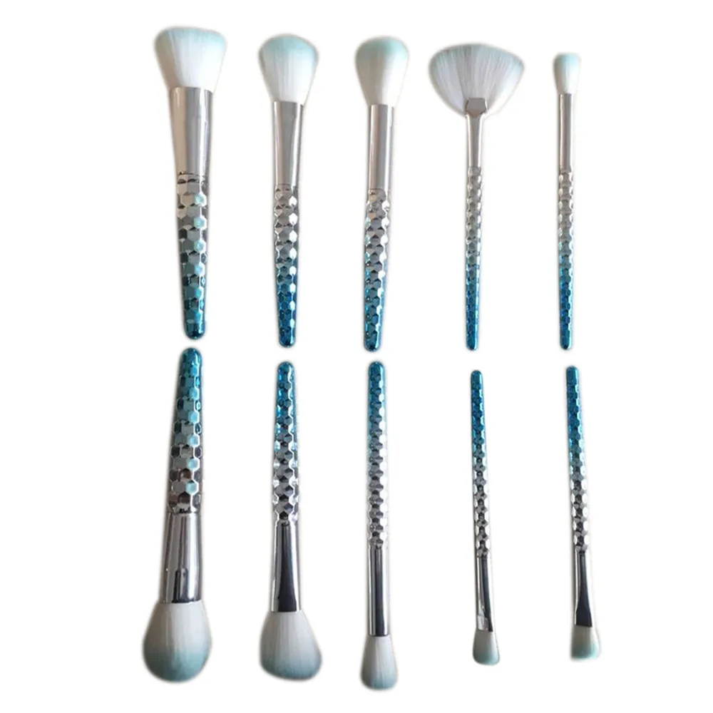 

10PCS Premiuim Makeup brush set High Quality Nylon Hair Professional Makeup Artist Brush Tool Kit maquiagem profissional #609