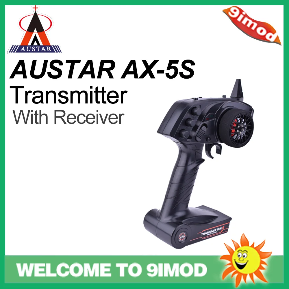 Оригинальный Радиоуправляемый трансмиттер AUSTAR AX5S 2 4G 3CH с приемником для