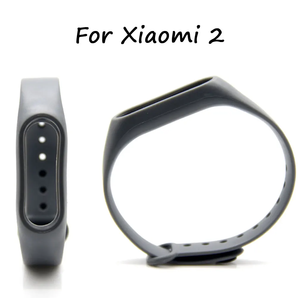 Foonbe силиконовый ремешок для Xiao mi для mi band 2 Широкие ремешки аксессуары для mi band 2 браслет для mi Band 2 разноцветный ремешок - Цвет: 37912