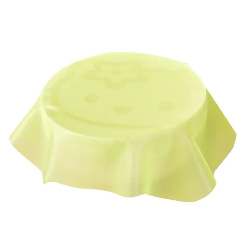 B силиконовая крышка чаши Крышка холодильника консервантная пленка многоразовая растягивающаяся контейнер для еды уплотнительная крышка кухонная Циновка для выпечки инструмент - Цвет: Yellow 23cm