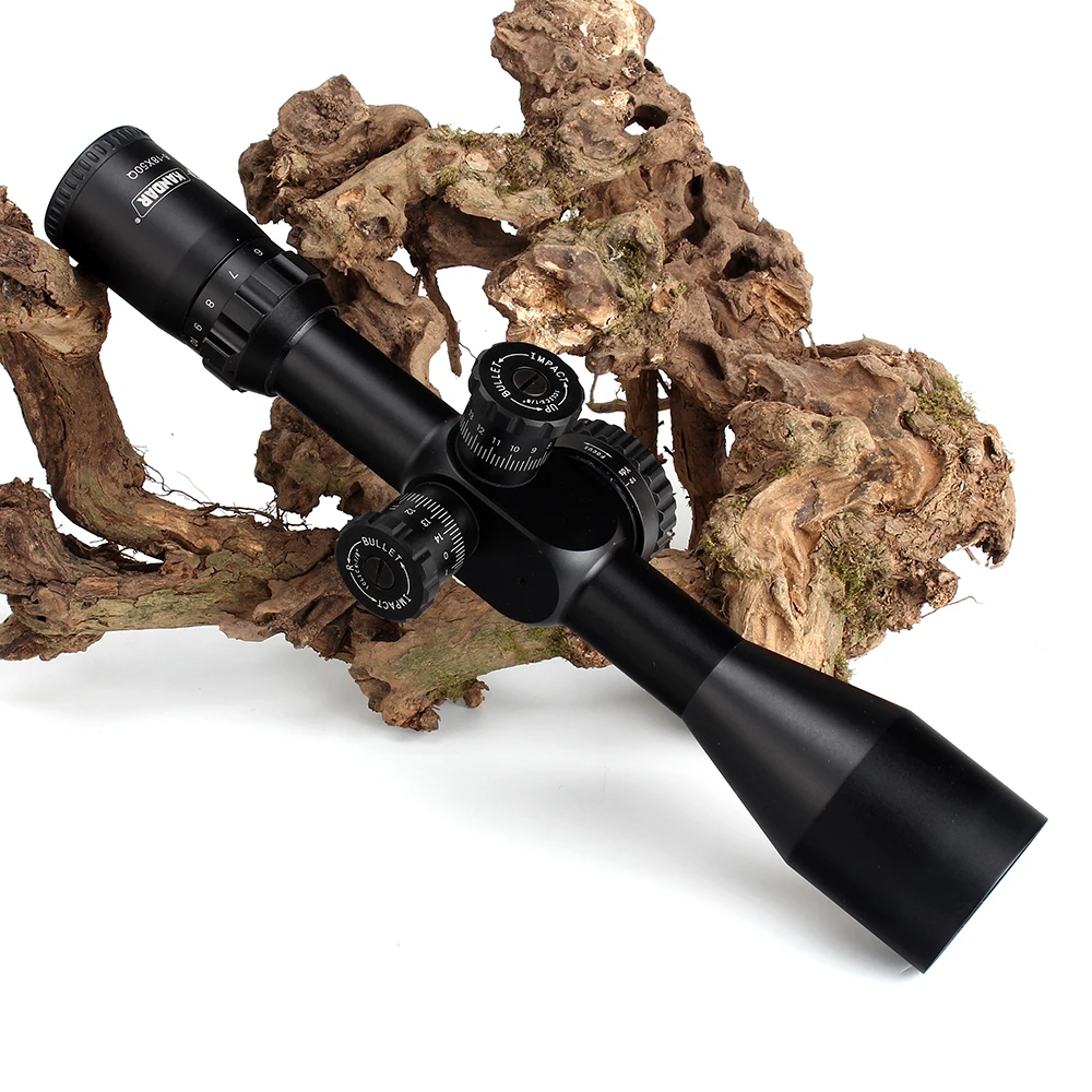 KANDAR 6-18X50Q First Focal Plane Hunting Riflescopes Side Parallax Adjustment Mil Dot Glass Etched Reticle Turrets Reset Scope (8)