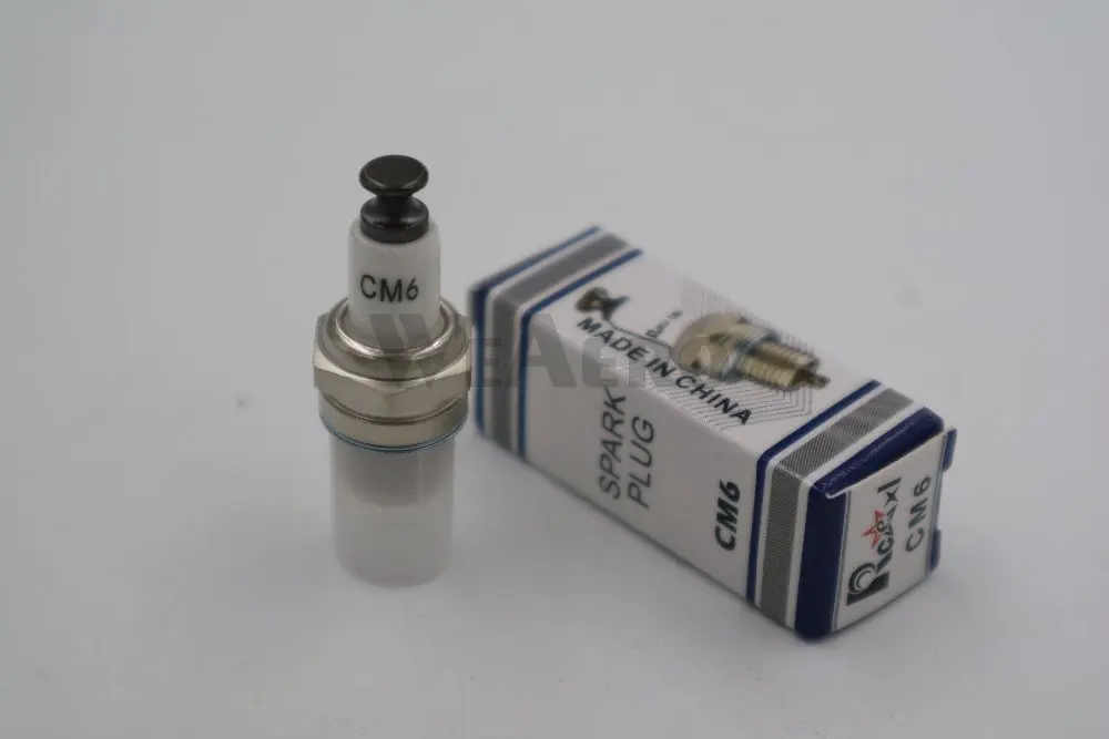 

Rcexl CM6-10mm Spark Plug for Gas/ Petrol Engine DLE30, DLE55, DLE111, DLA56, DLA32, DLA112, EME55 etc.