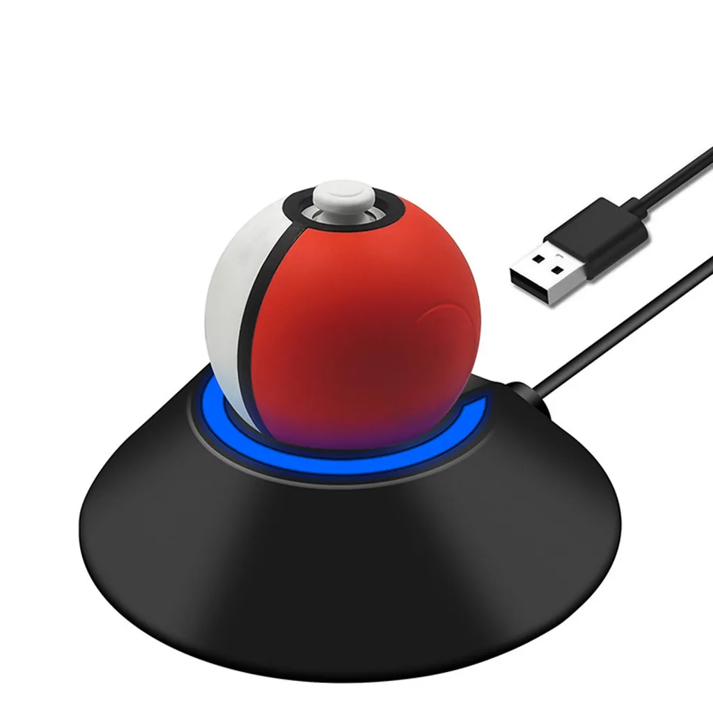 

Poke Ball Plus Charging Standing Desk Tablet Stand For Nintend Switch NS Pokeball Eevee Controller Charger Holder With USB Cable