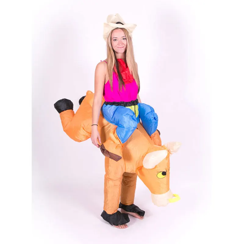 NEW Novelty Adult Halloween Cosplay Party Inflatable Costumes Air Fan