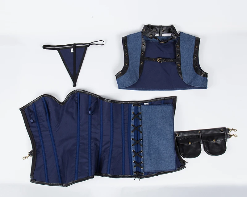 Черный кожаный Готический бронированный корсет с заклепками, корсетный корсет для талии, корсет для тренировок, сексуальный винтажный бюстье, топ в стиле стимпанк, одежда размера плюс 6XL