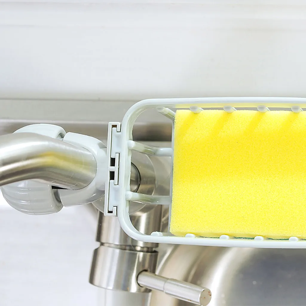 Смеситель для кухонной раковины губчатое мыло сушилка для ткани 1 шт. держатель губки вешалка для хранения стеллаж для хранения 0711#30