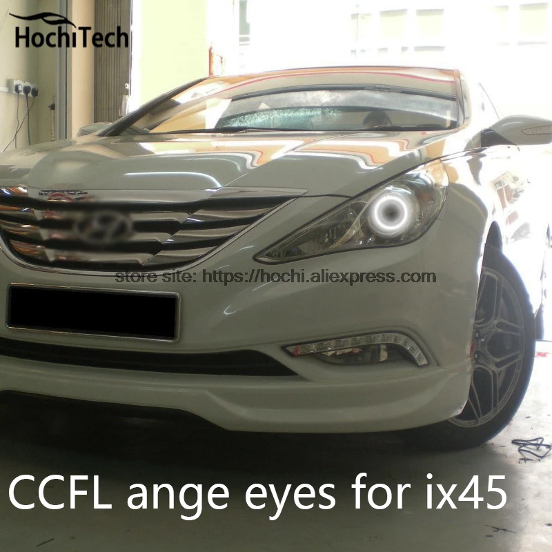 HochiTech белый 6000K CCFL головной светильник Halo Angel Demon Eyes Kit светильник angel eyes для hyundai Sonata i45 2009 2010 2011 12 13