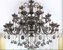 Smokey E14 LED lamps Factory Wholesale modern Smokey crystal chandelier crystal chandelier AC 100 Guaranteed Free