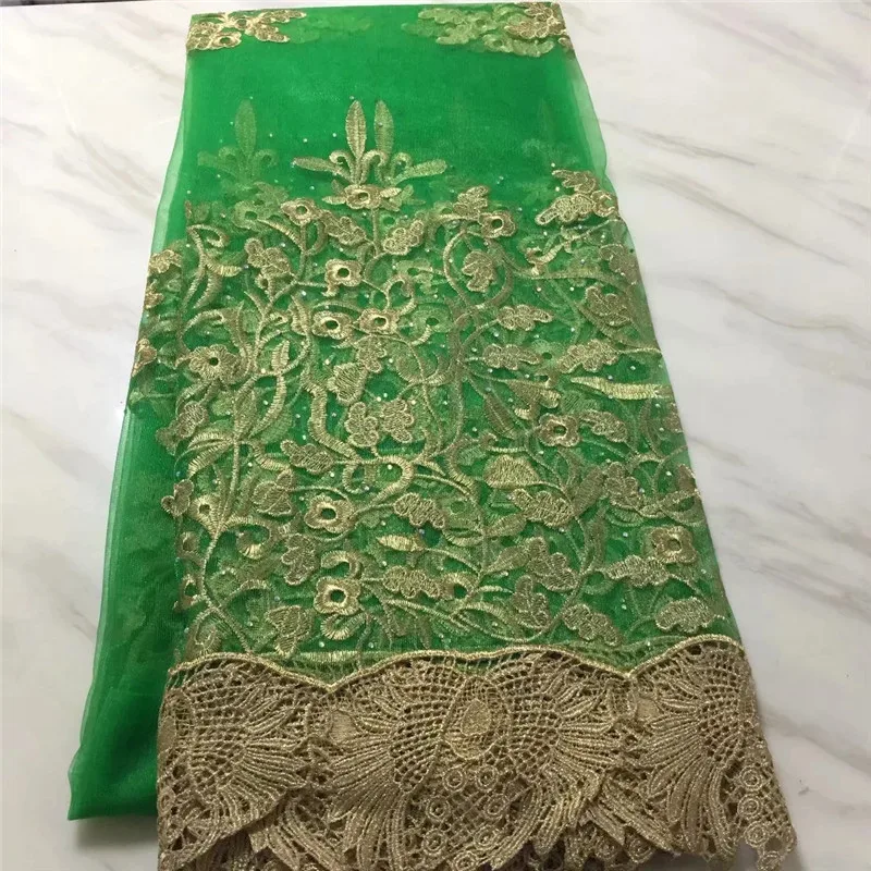 

New African Lace Fabric,2018 Embroidered Nigerian Laces Fabric High Quality French Tulle Lace Fabric For Wedding Lace!PL090602