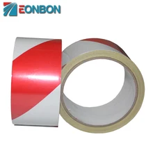 Высокая видимость красный Предупреждение ющий Липкая лента с отражателями для безопасности 5 см X 10 м