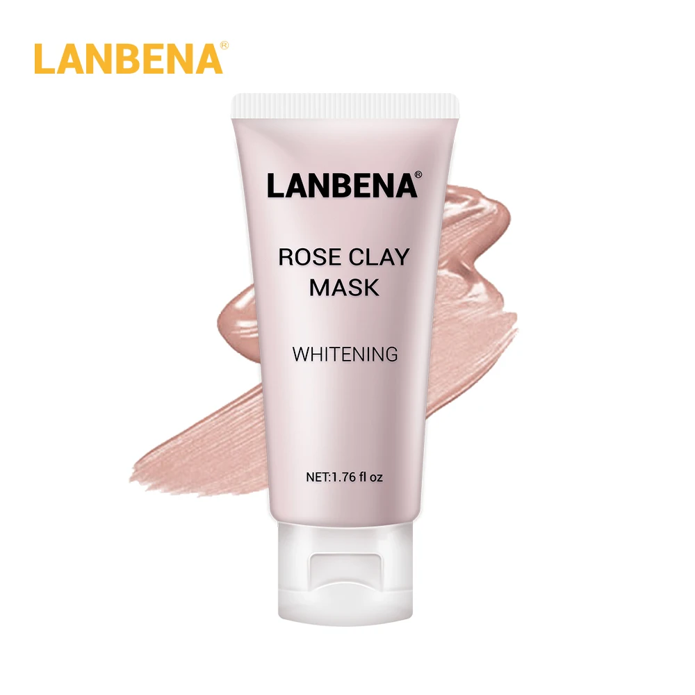 

Lanbena Rose Clay Face Mask Moisturizing Nourishing Deep Cleaning Remove Grease Shrinks Pores Oil Controlling Firming Skin Care