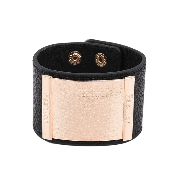 Gorgeous Women S Leather Cuff Bracelets 4 Colors Gold Square Blank Gorgeous Women S Leather Cuff Bracelets 4 Colors Gold Square Blank Charm Wrap For