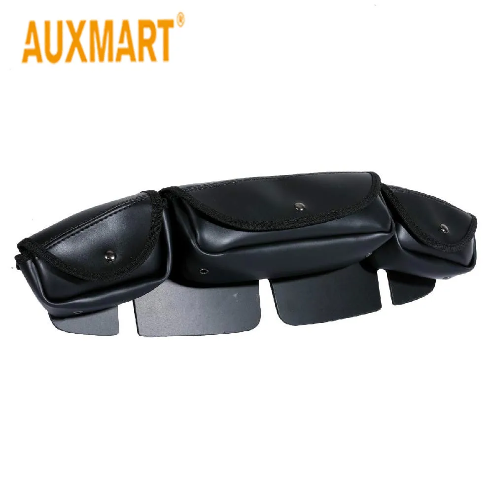 Auxmart LARGE MOTORCYCLE WATERPROOF WINDSHIELD BAG w/ 3 POCKET POUCH