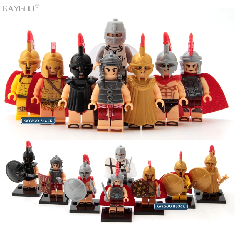 8PCS X0164 Heroes Rome Commander Centurion Spartacus Crusader Heavy Infantry Arvoesine Building Blocks Gift Baby Toys baby-building-blocks : image 8PCS X0164 Heroes Rome Commander Centurion Spartacus Crusader Heavy Infantry Arvoesine Building Blocks Gift Baby Toys baby-building-blocks