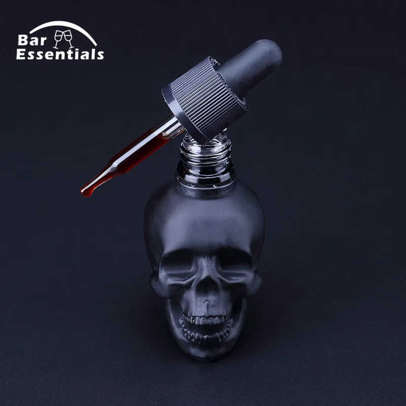 

30ml 60ml 120ml Scrub skull bitter bottle of bitter medicine dropper Liquor Pourer Bar Tool Bartender Decanter Cocktail Barware