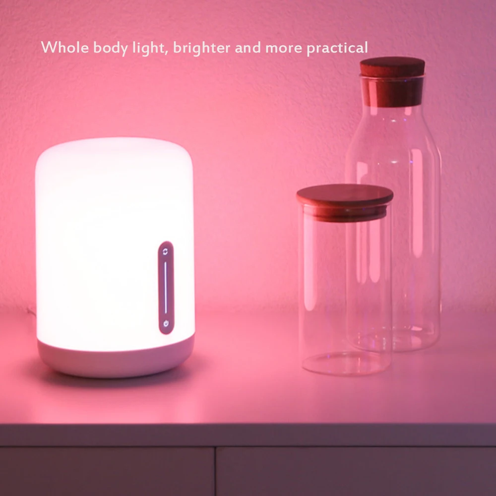 Xiaomi mi Yee светильник прикроватная лампа RGB Bluetooth управление Wi-Fi подключение mi jia умный светильник для помещений светильник для кровати с сенсорным управлением