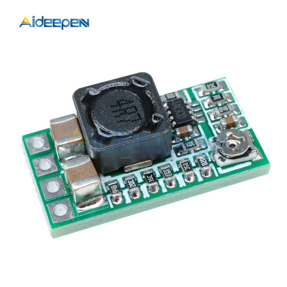 

5Pcs Mini DC-DC Step Down Power Supply Module 12-24V To 5V 3A Voltage Buck Converter Adjustable 1.8V 2.5V 3.3V 5V 9V 12V
