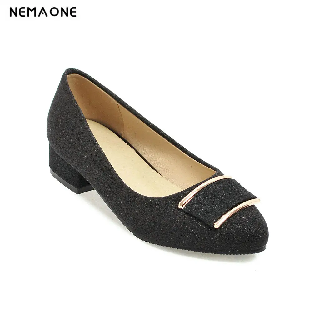 

2019 New low Heels Shoes rouned toe women Shoes spring autumn Shoes woman