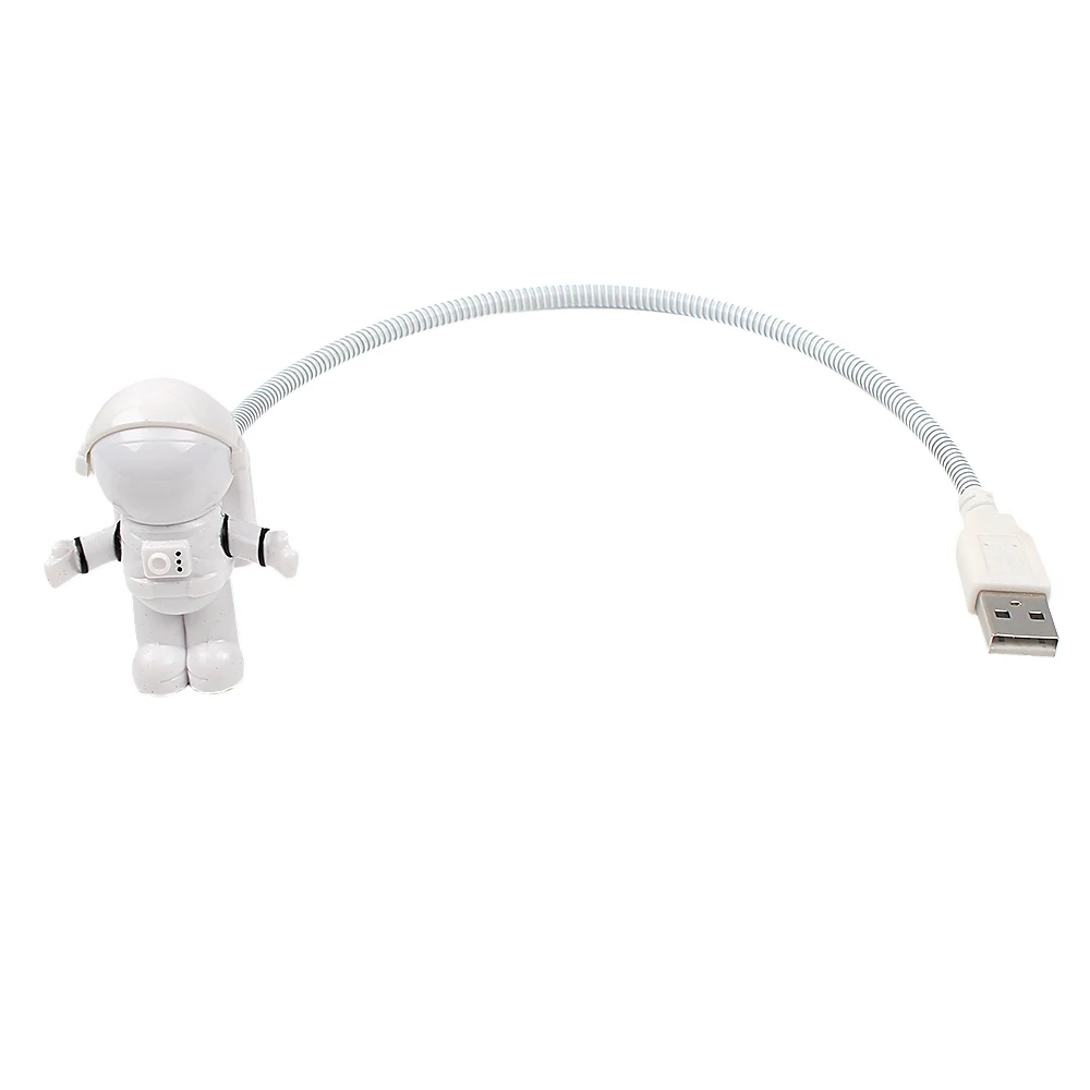  Mini Reading Lamp USB Tube For Computer Laptop PC Notebook Pure White Portable Spaceman Astronaut L - 32737922212
