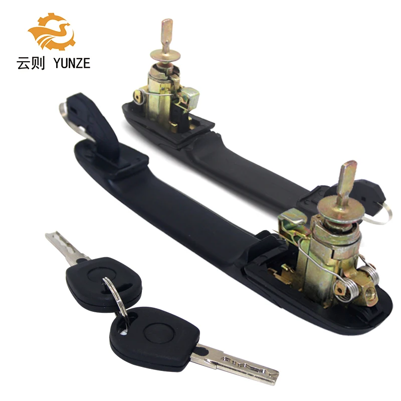 

2pcs Front Left Right Door Handle with 2 same Keys for Ford Galaxy VW Sharan Seat Alhambra