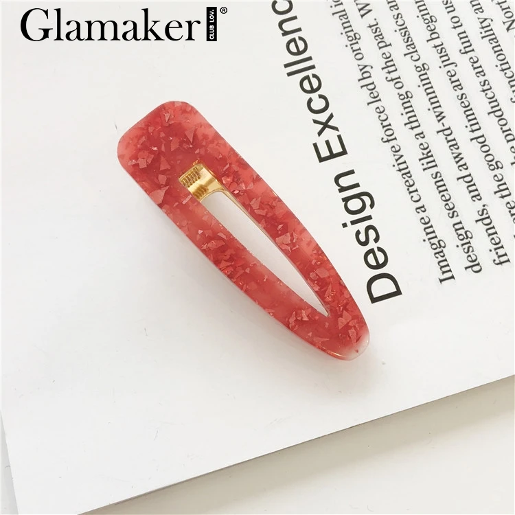 7Drops of red Glamaker, модные украшения в виде розовой головы из смолы для женщин, милые уличные аксессуары, женские рождественские украшения в виде головы, винтажные, новинка - Цвет: 7Drops of red