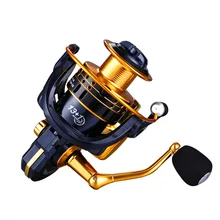 13+ 1 металлическая спиннинговая Рыболовная катушка Peche рыболовное колесо спиннинговая катушка рыболовные снасти 1000-6000