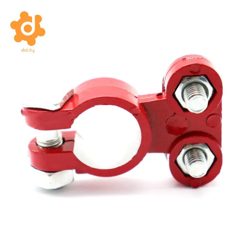 2 Pieces Car Truck Marine Boat Battery Terminal Clamp Clips Brass Connectors