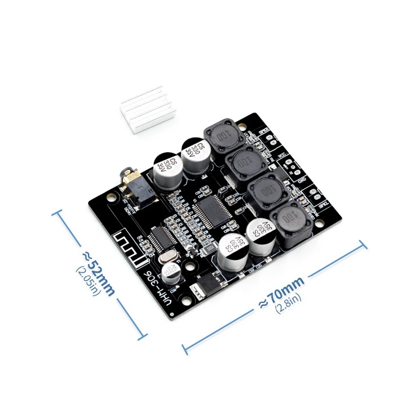 Bluetooth 4,2 Tpa3118 2X30 Вт 8-26 В постоянного тока Bluetooth стереонаушники цифровой усилитель мощности доска для усилителей