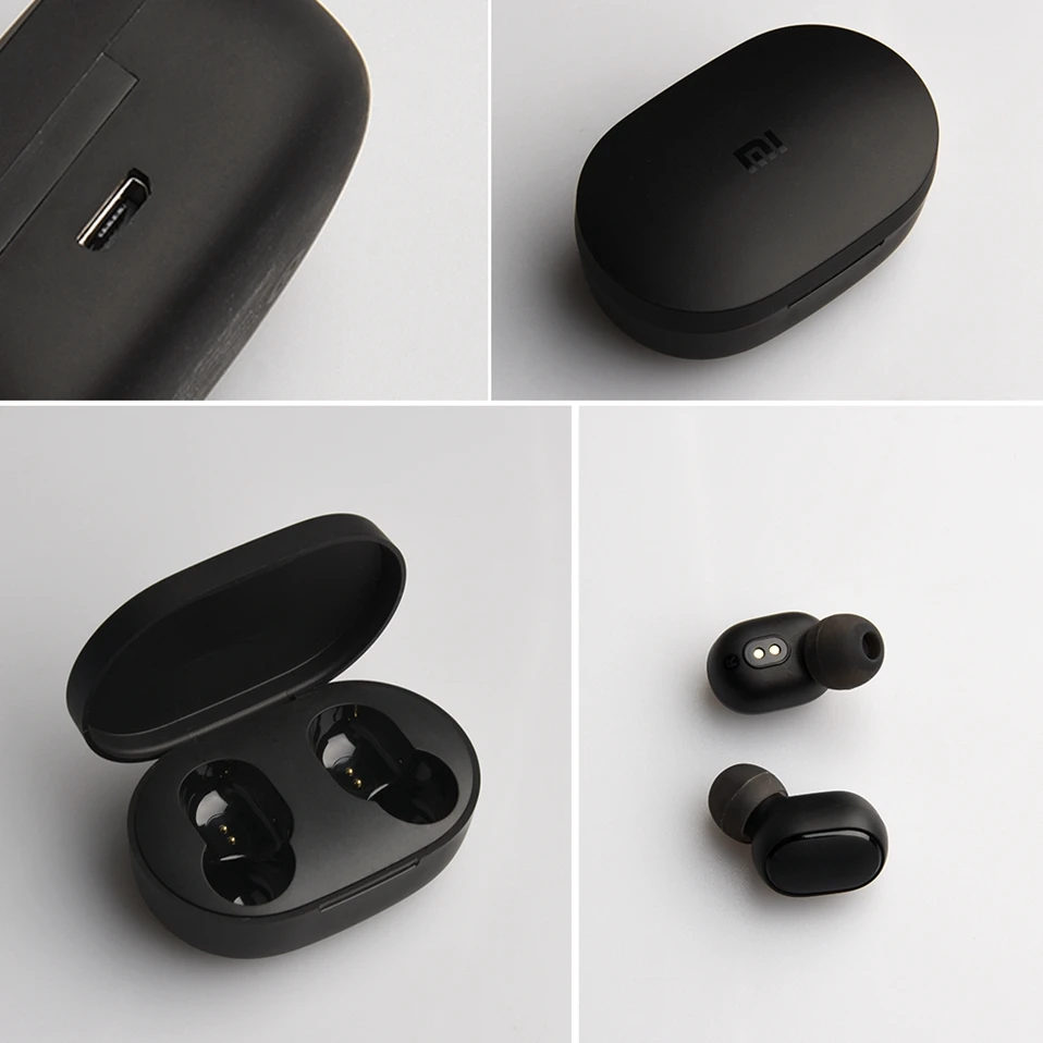 Redmi TWS AirDots Bluetooth наушники стерео беспроводные Bluetooth 5,0 наушники с микрофоном зарядное устройство управление AI
