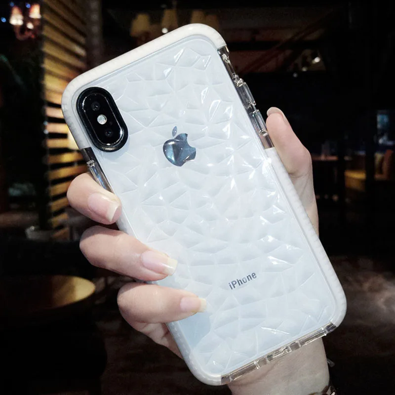 

Luxury Jelly Phone Case For iPhone X XR XS Max Soft TPU Transparent Case Shockproof Clear Cover For iPhone 7 8 6 6s Plus