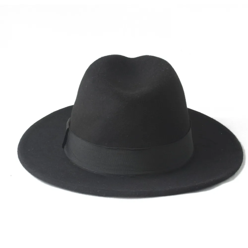Wool Wide Brim Winter Autumn Men Felt 