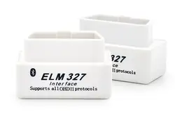 Распродажа! Одной печатной плате мини ELM327 Bluetooth OBD2 V2.1 Белый салона автомобиля диагностический Интерфейс ELM 327 Совместимость сканирования