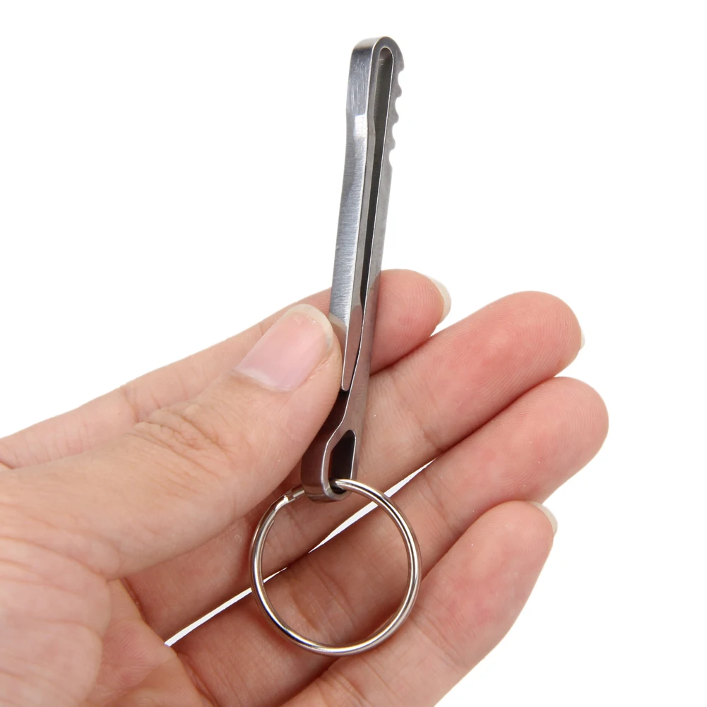 Многофункциональная цепочка для ключей с зажимом EDC брелок многофункциональный брелок для ключей из детская пустышка на цепочке для повседневного использования, брелок для кемпинга инструменты