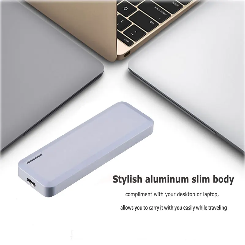 Uneatop UT63100U3C M2.NGFF USB3.1 Type-C SSD Aluminum-magnesium alloy shell External HDD Enclosure Uneatop UT63100U3C M2.NGFF USB3.1 Type-C SSD Aluminum-magnesium alloy shell External HDD Enclosure