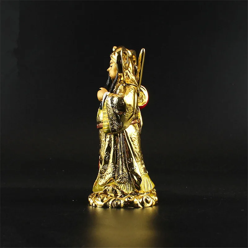 Смоляная позолоченная картина Guan Gong Bodhisattva The Marquis Yu статуи Будды Молящиеся