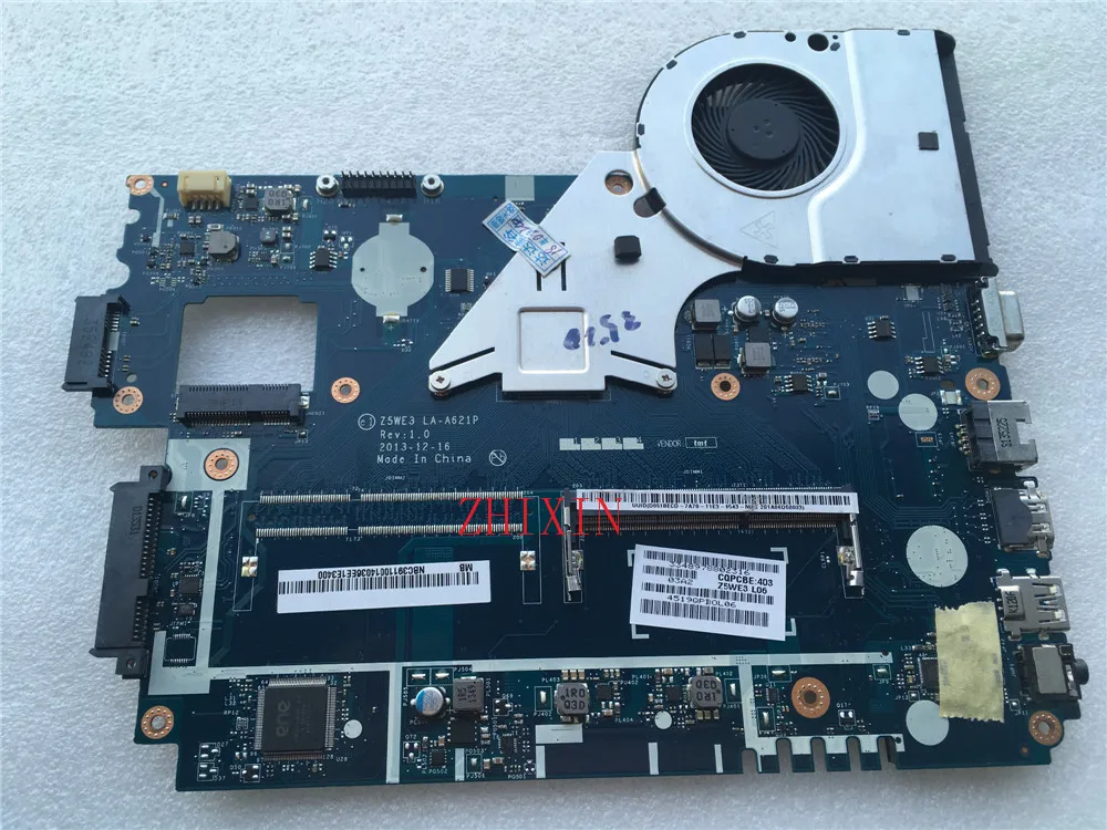 Yourui NBC3911001 Z5WE3 LA-A621P для Acer E1-510 E1-510G системная материнская плата ноутбука с N2820