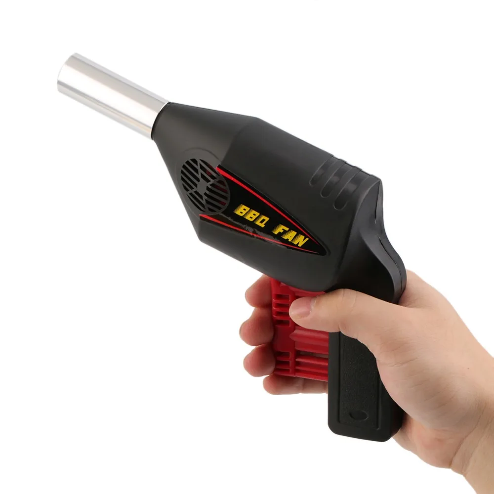 Outdoors BBQ Air Blower Fan Charcoal Barbecue Fire Bellow Portable