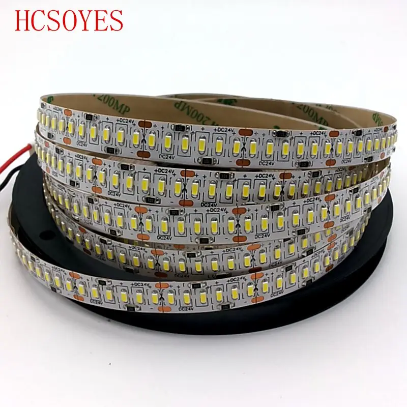 5 м/рулоны) DC24V 3014 SMD 240 светодиодный s/m высокая яркость ip20 не водонепроницаемый светодиодный светильник