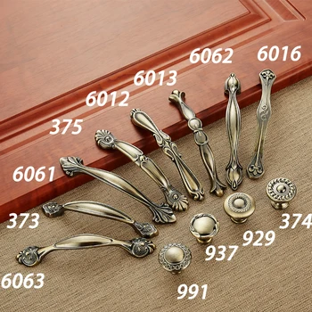 Furniture Handle 96128mm Hole Pitch Aluminum Alloy Kitchen Cabinet Furniture Door Handles Wardrobe Cupboard Door Pulls