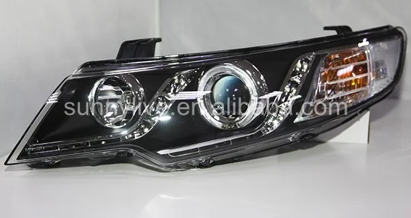 Для Kia Forte Cerato led halo передний светильник 2009-2013 V1