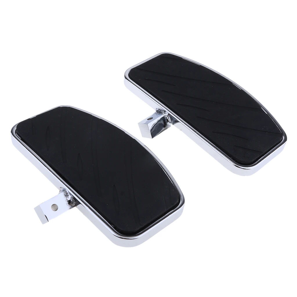 2pcs Black Front Rider Foot Pedals for Honda Magna VF 250 750 Yamaha V-STAR DragStar 650 XV