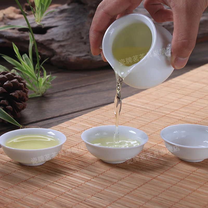 Новый Керамика чайный набор кунг фу В комплект входит 1 gaiwan + ярмарка чашки 7
