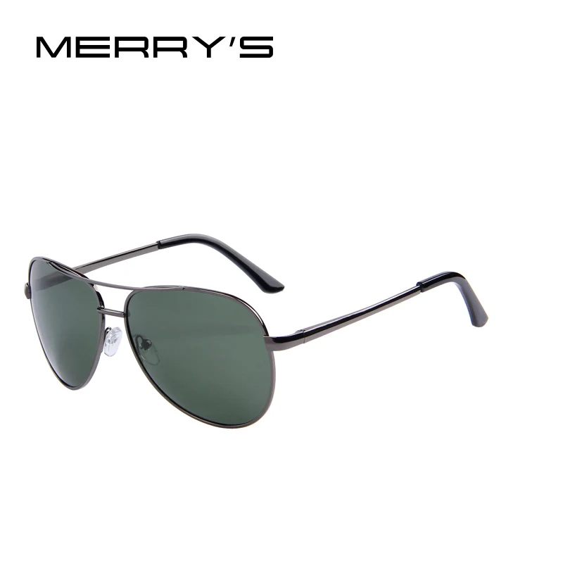 MERRY'S Модные поляризованные очки для вождения открытого транспорта для мужчин очки брендовый дизайнер с высоким качеством 6 цветов S'474 - Цвет линз: C06 Gray G15
