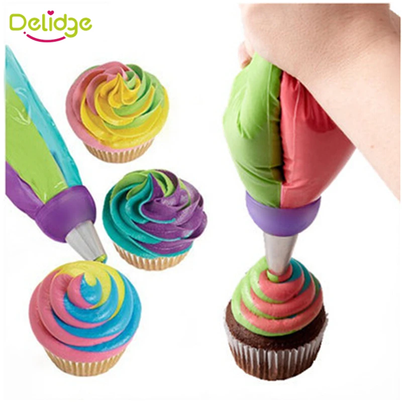 Delidge 1 pcs 3 Holes Cake Decoration Converter Mix 3 ...