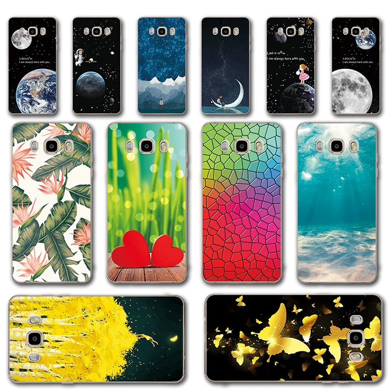 

For Samsung Galaxy J5 J7 2016 Phone Case J1 2016 Novelty Banana leaf Clear TPU Cover Case Bumper For Samsung J5 J7 2017