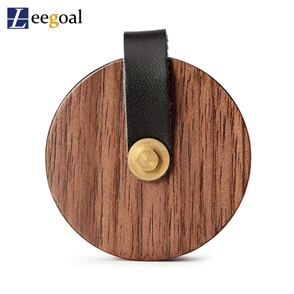 Wood Earbuds Holder Tangle Free Headphone Earphone Cord Wrap Organizer