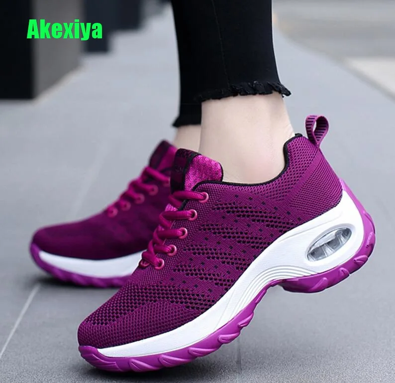 

Akexiy Autumn Ladies Platform Sneakers Women Wedges Shoes For Women Casual Shoes Breathable Female Air Shoes Woman Wayfarer