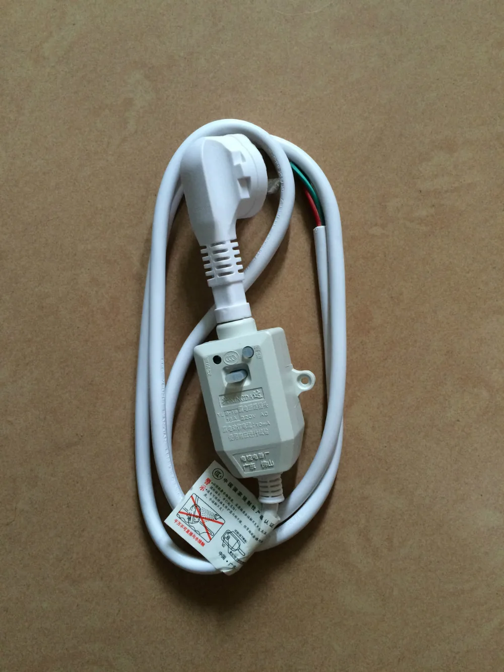 XD 16A leakage switch power line, separate power leakage protection plug, water heater dedicated